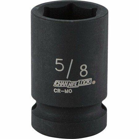 CHANNELLOCK 1/2 In. Drive 5/8 In. 6-Point Shallow Standard Impact Socket 313173